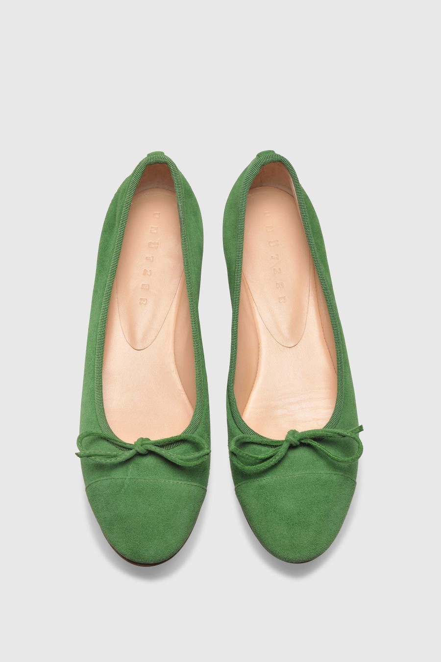 Unützer Ballerina 7102 Green Suede | Ballerinas