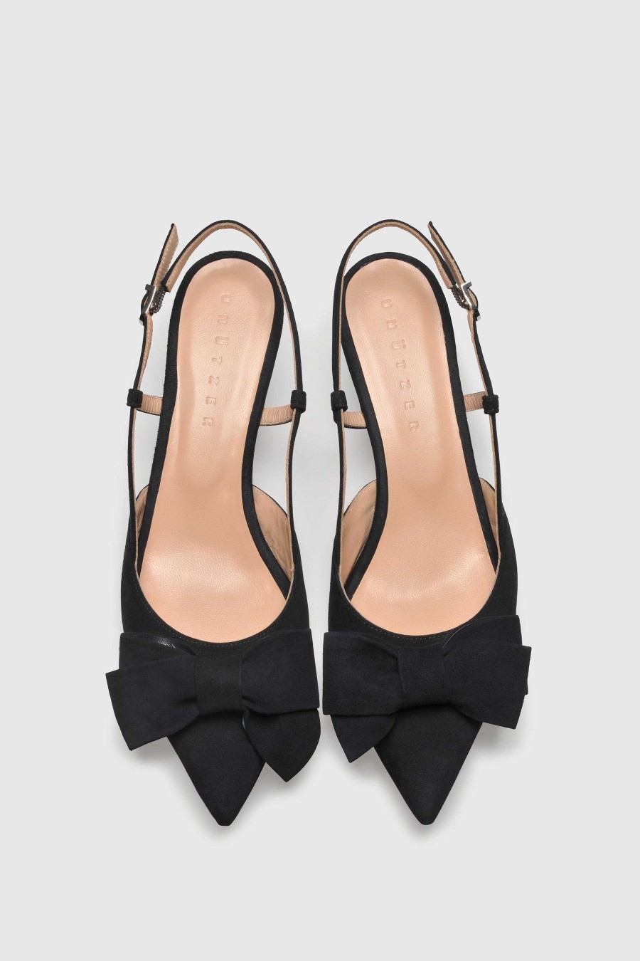 Unützer Slingback 9335 Navy Suede | Slingbacks