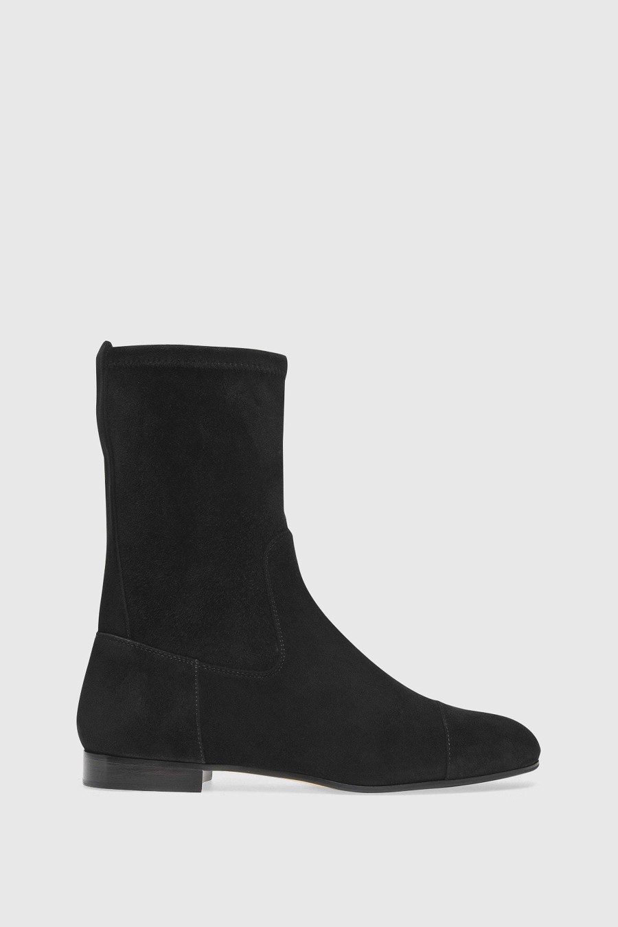 Unützer Stiefelette 7336 Stretch Chocolate Suede | Booties