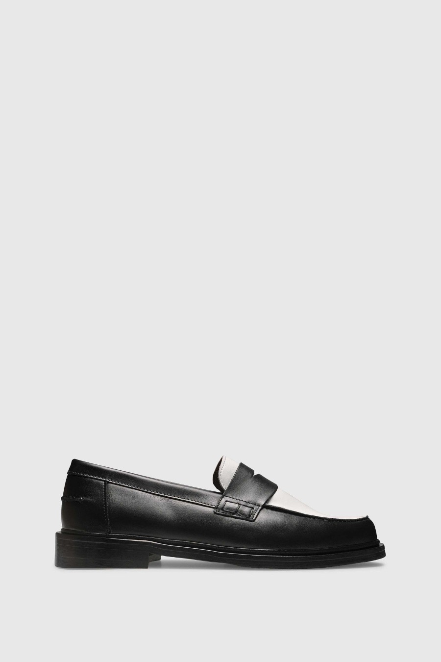 Unützer Loafer 5000 Vitello Black White | Loafer