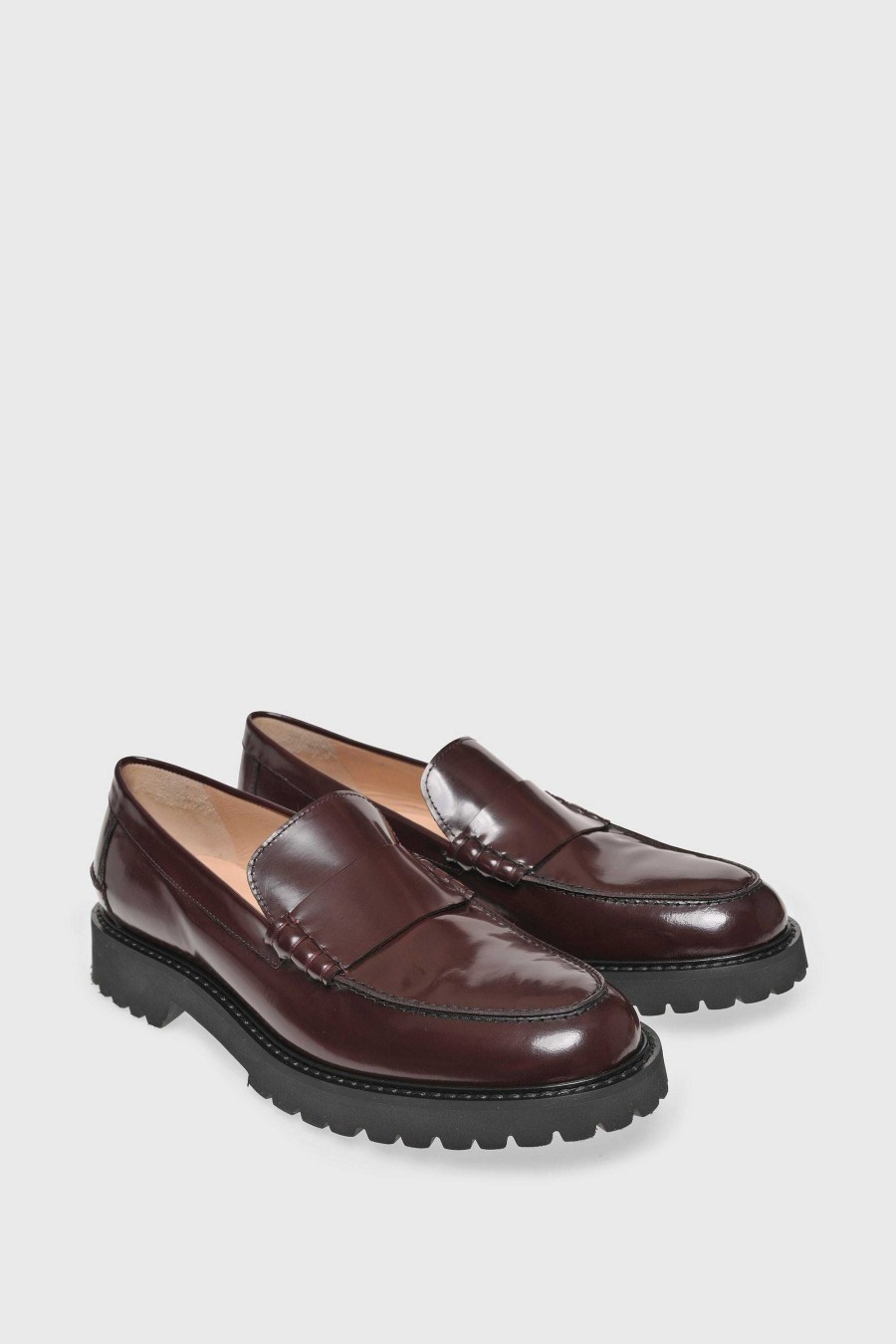 Unützer Loafer 9014 Brushed Bordeaux | Loafer