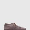 Unützer Stiefelette U300 Purple Velor Raffia | Booties