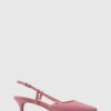 Unützer Slingback Pump 9317 Light Blue Suede | Slingbacks