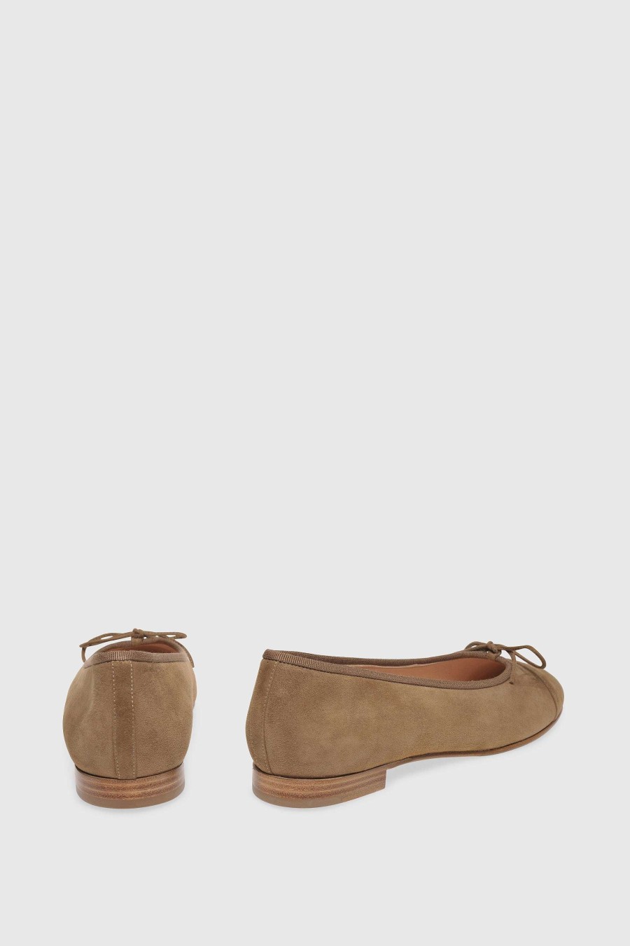 Unützer Ballerina 963 Taupe Suede | Ballerinas