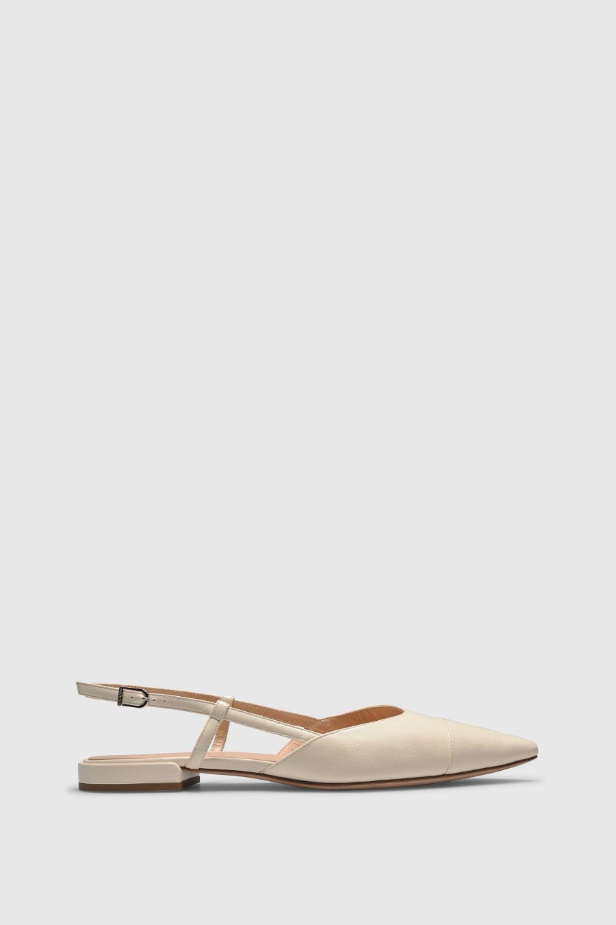 Unützer Slingback 8667 Raffia Latte/Zebra White-Beige | Slingbacks