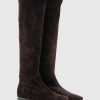 Unützer Boots 6489 Camoscio Stretch Chocolate | Boots