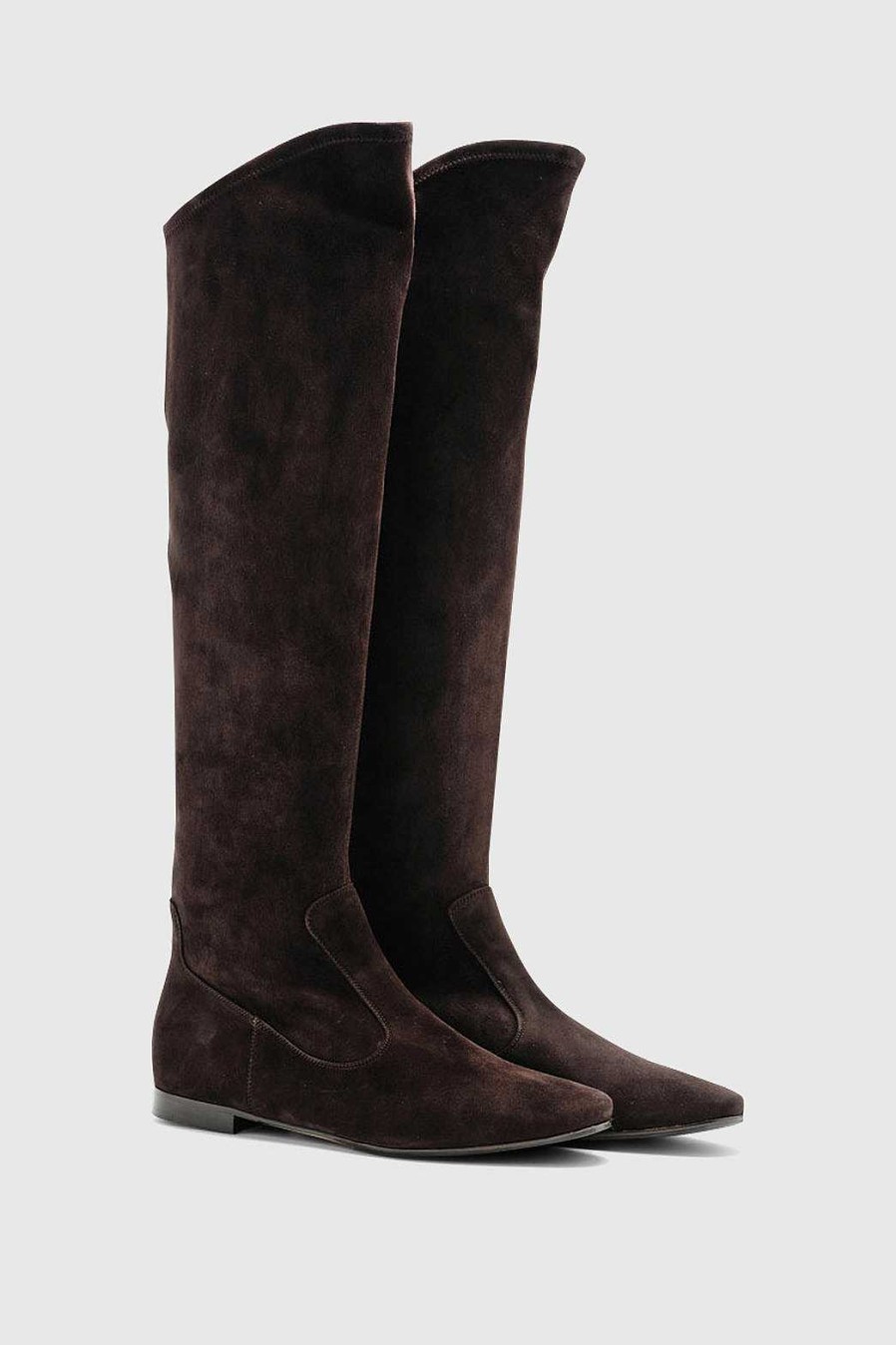 Unützer Boots 6489 Camoscio Stretch Chocolate | Boots