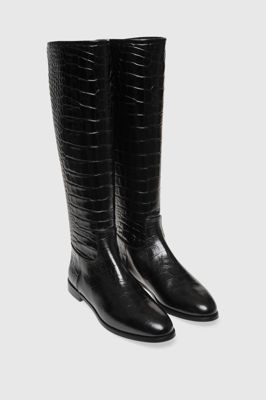 Unützer Boot 9273 Coccoprinted Black | Boots