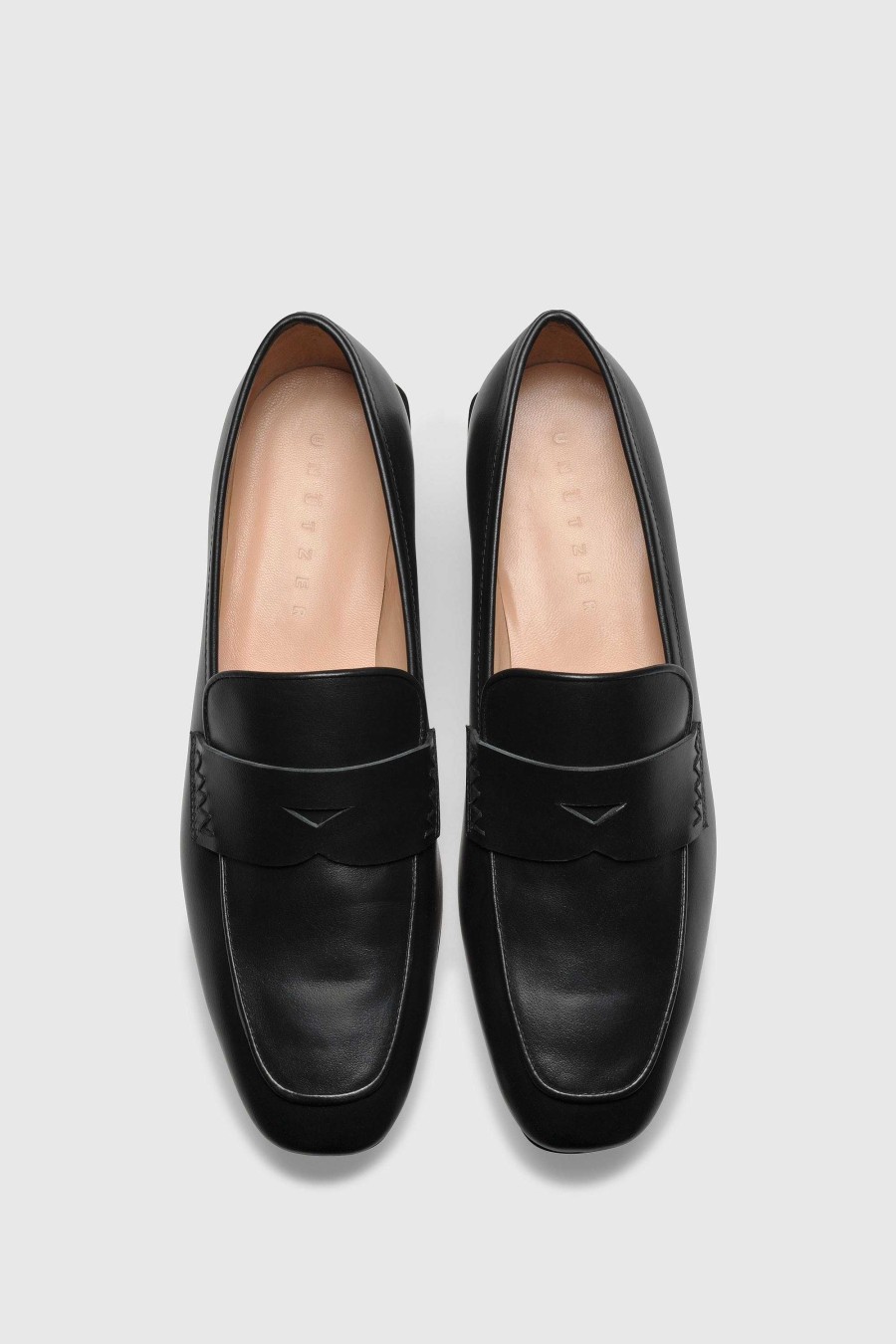 Unützer Loafer 9321 Nero Vitello | Mules & Loafer Mit Absatz