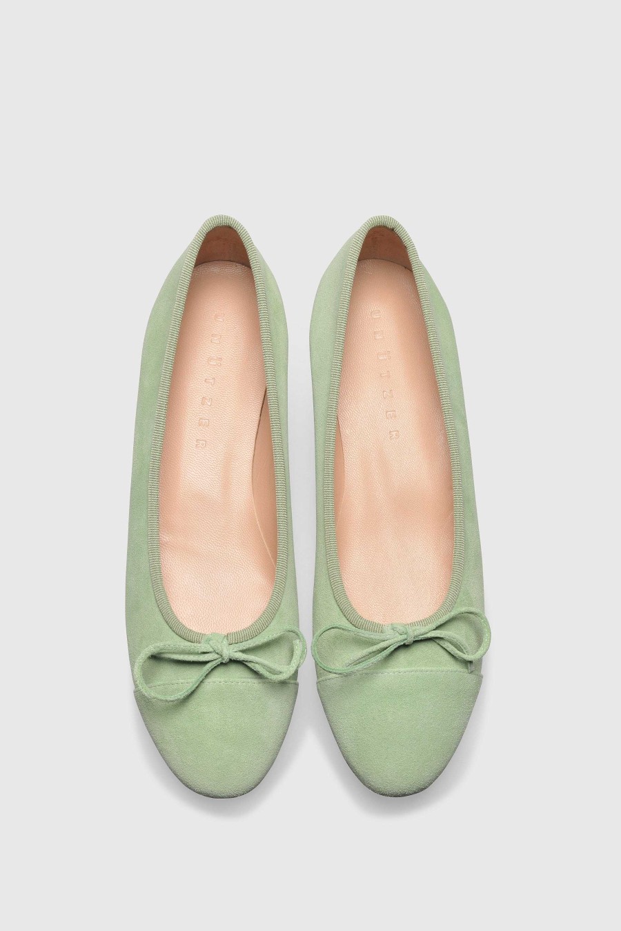 Unützer Ballerina 963 Mint Velour | Ballerinas