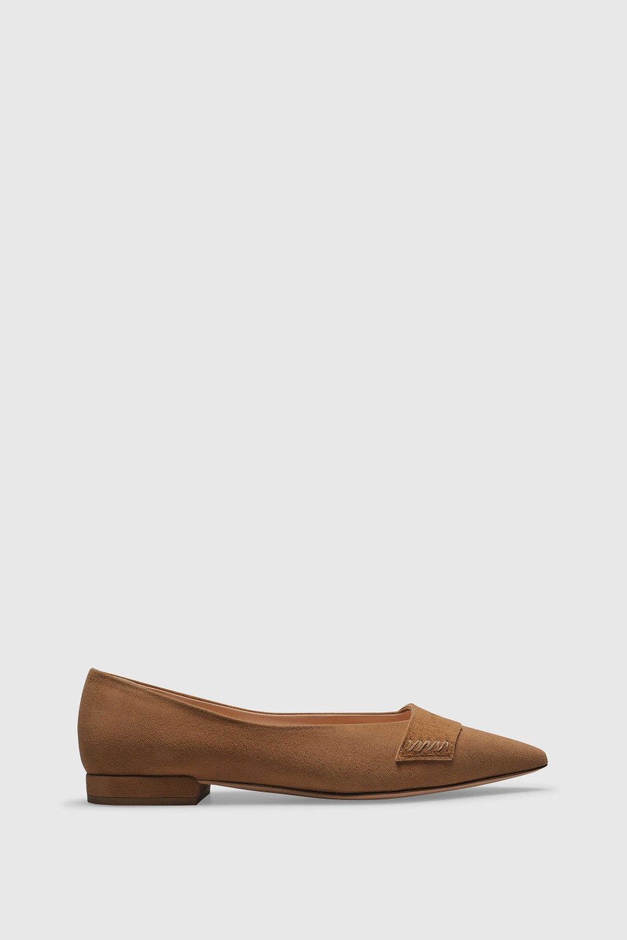 Unützer Ballerina 9307 Brandy Suede | Ballerinas