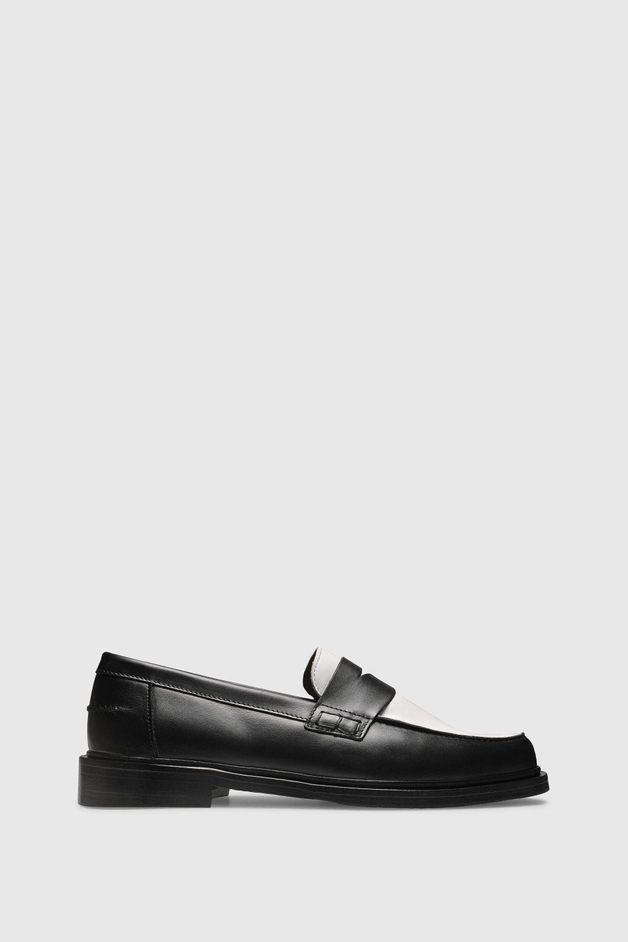 Unützer Loafer 5000 Vitello Black White | Men