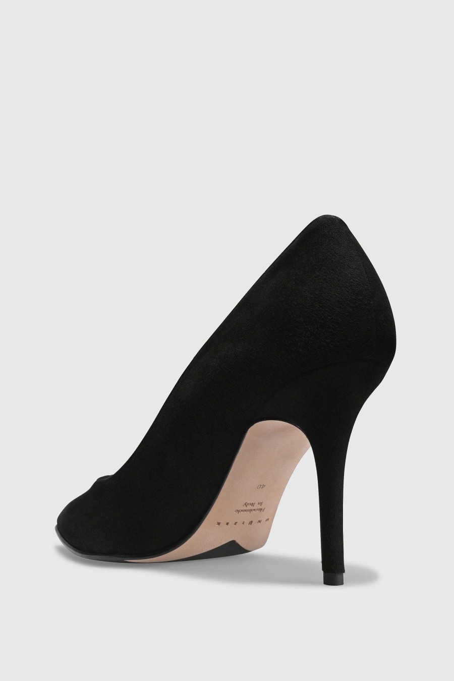 Unützer Pump 9347 Black Suede | Pumps