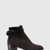 Unützer Stiefelette 8494 Chocolate Suede | Booties