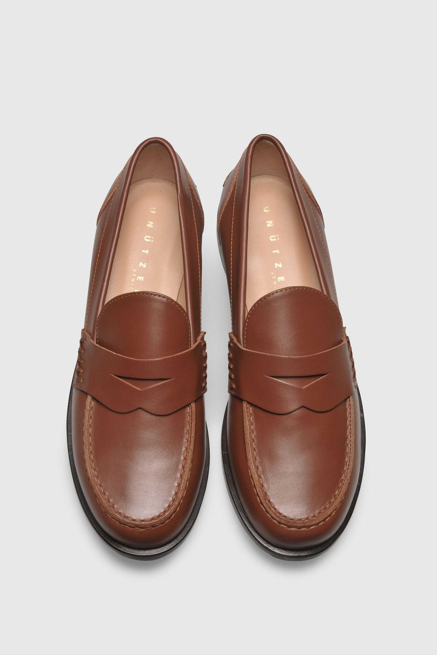 Unützer Loafer 9250 Vitello Nocciola Cognac | Loafer