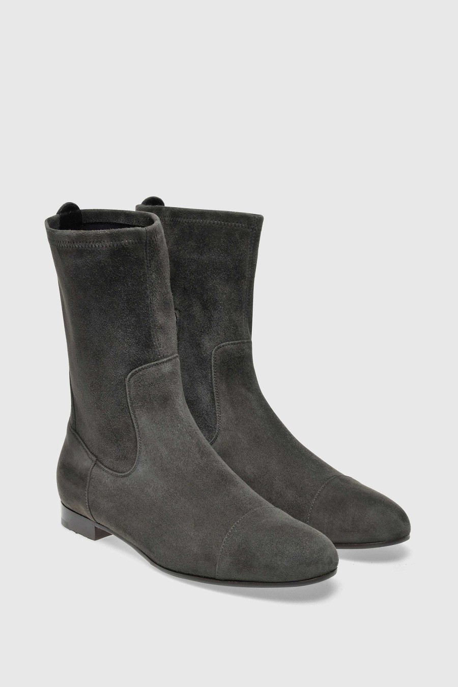 Unützer Stiefelette 7336 Charcoal Suede | Booties