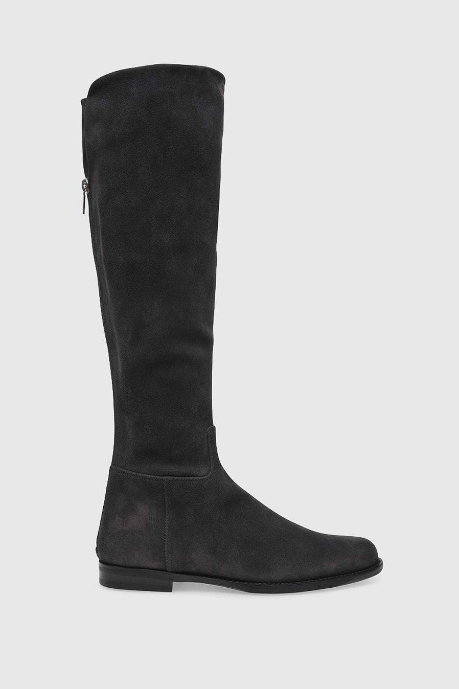 Unützer Boot 2922C Black Stretch Suede | Boots