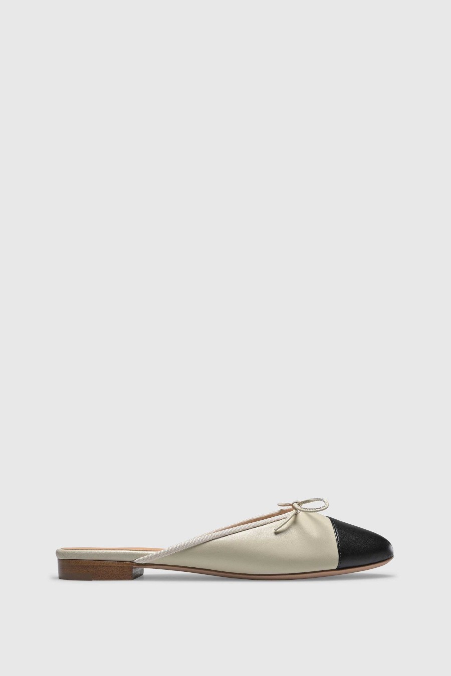 Unützer Ballerina Mule 9405 Nappa Beige Black | Mules