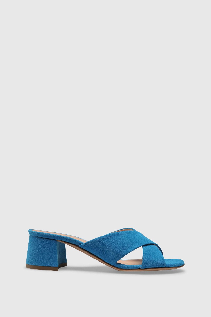 Unützer Sandal 8656 Light Blue Suede | Sandalen