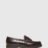 Unützer Loafer 1471 Velour Brown Shearling Latte | Loafer