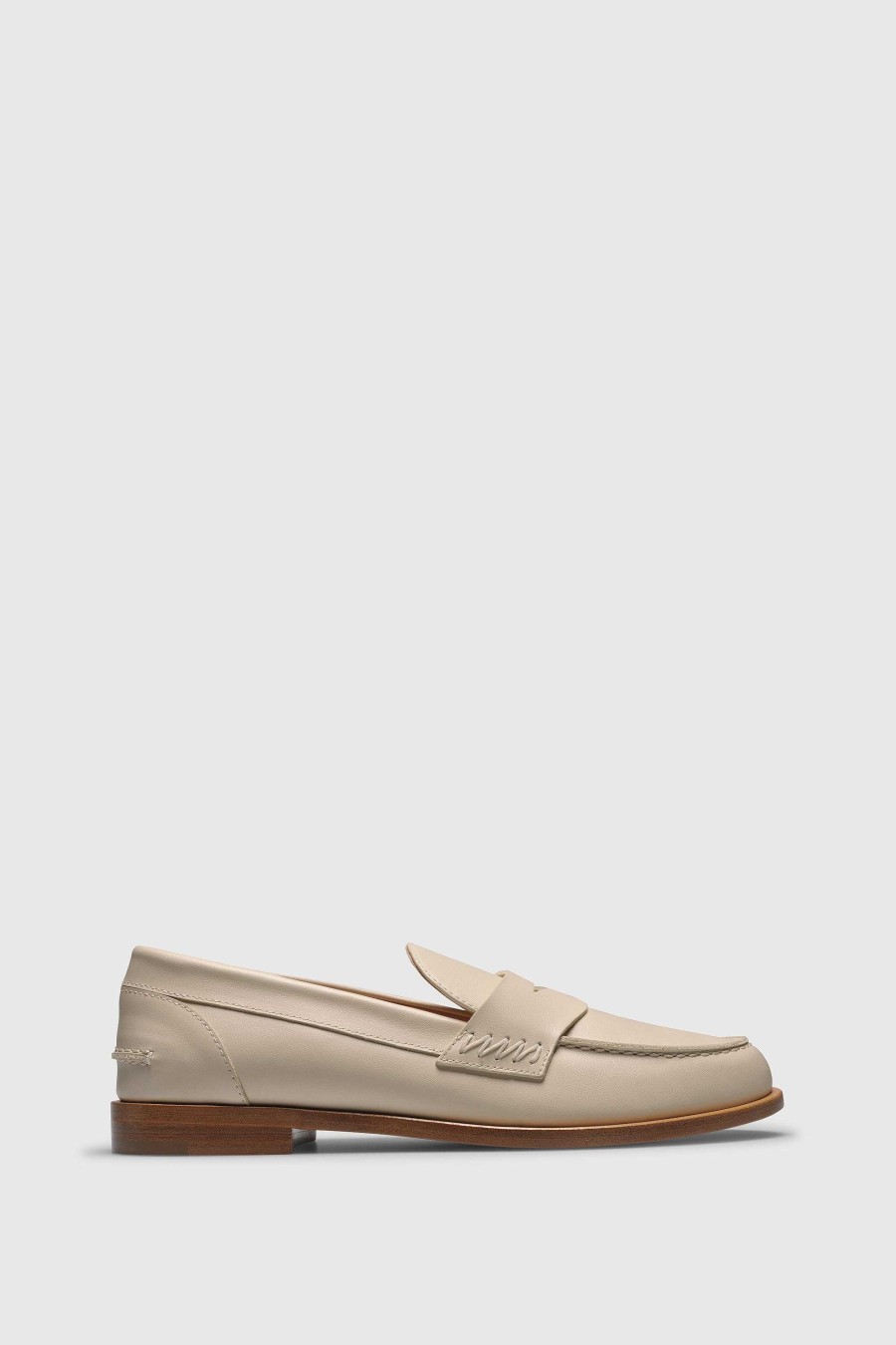 Unützer Loafer 9250 Vitello Raffia Latte | Loafer