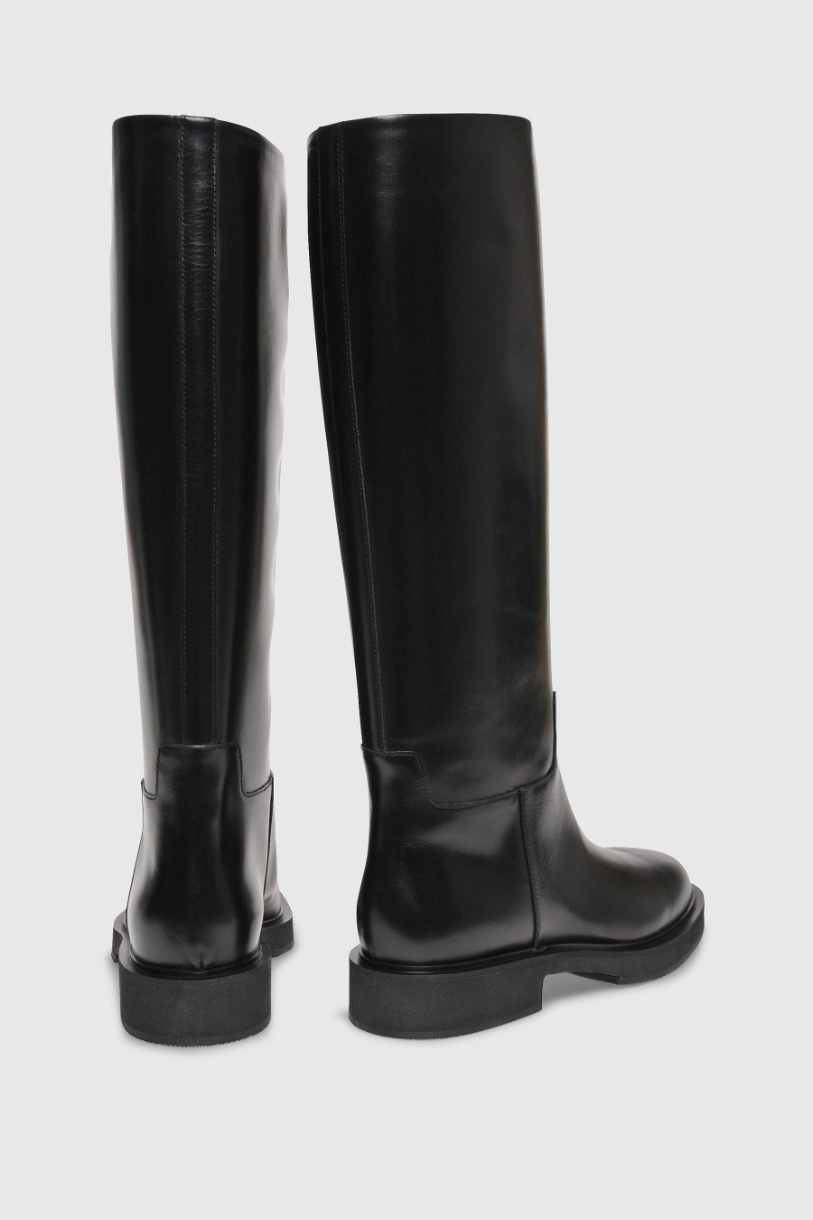 Unützer Boat 9263 Vitello Spazzolato Black | Boots