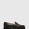 Unützer Loafer 1471 Coccostampato Dark Brown Shearling Dark Brown | Loafer