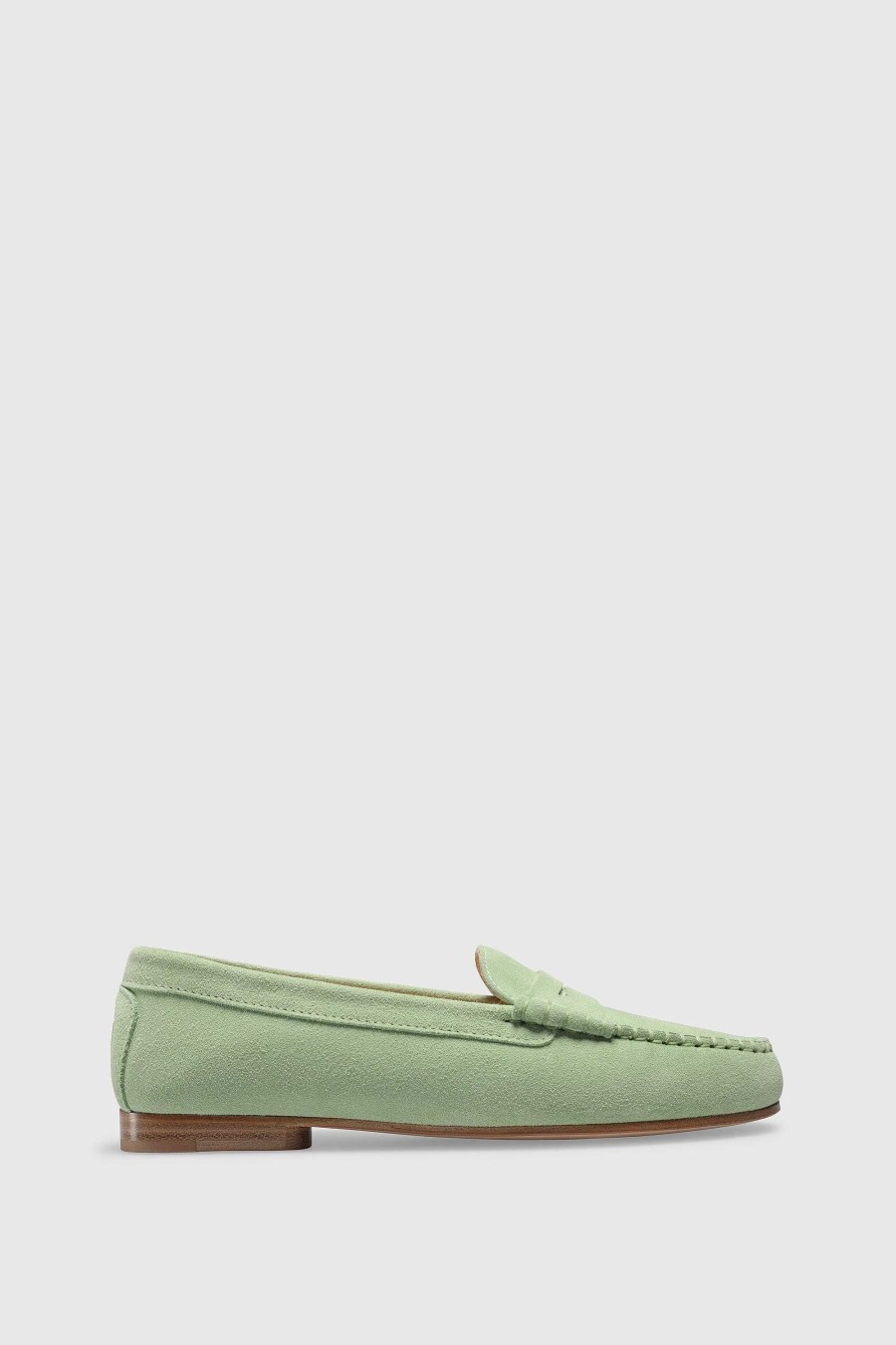 Unützer Loafer 1490 Menta Velor | Loafer