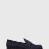 Unützer Loafer 9426 Velour Navy | Loafer