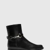 Unützer Stiefelette 9365 Calf Black | Booties