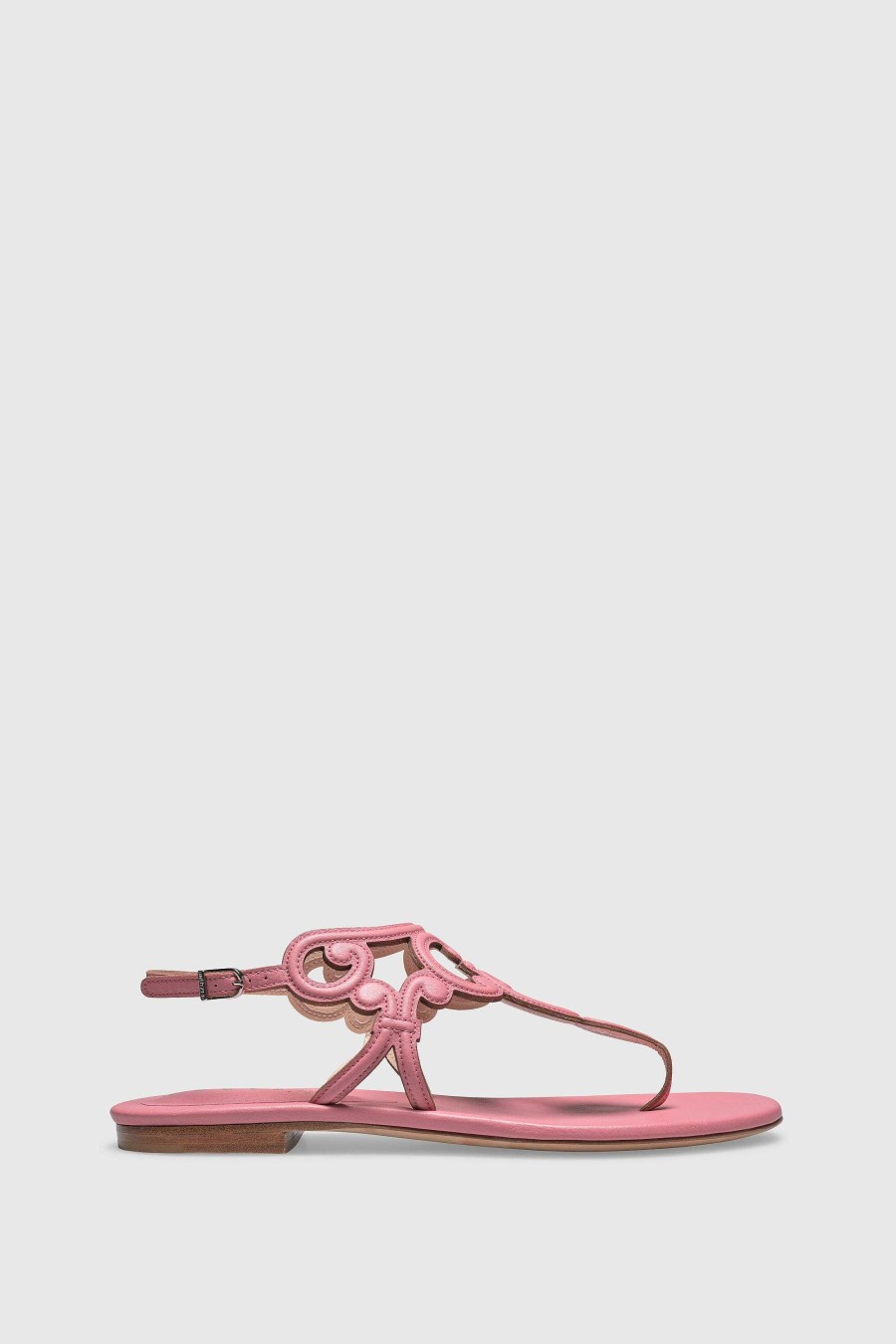 Unützer Sandal 7725 Pink Velor | Sandalen