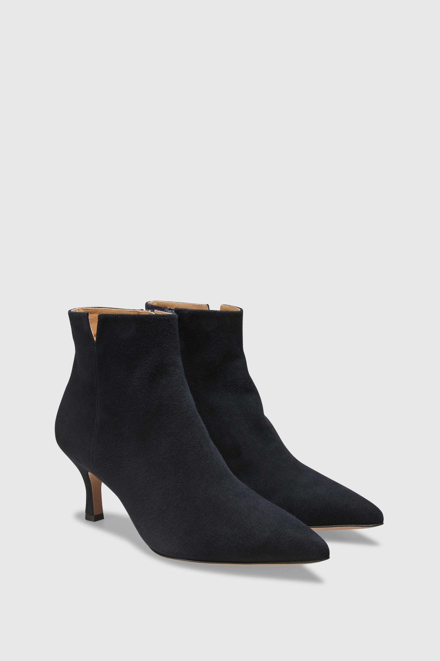 Unützer Stiefelette 9355 Navy Suede | Booties