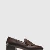 Unützer Loafer 9321 Tobacco Calf | Mules & Loafer Mit Absatz