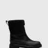 Unützer Stiefelette 8112 Calf Black Shearling Black | Booties