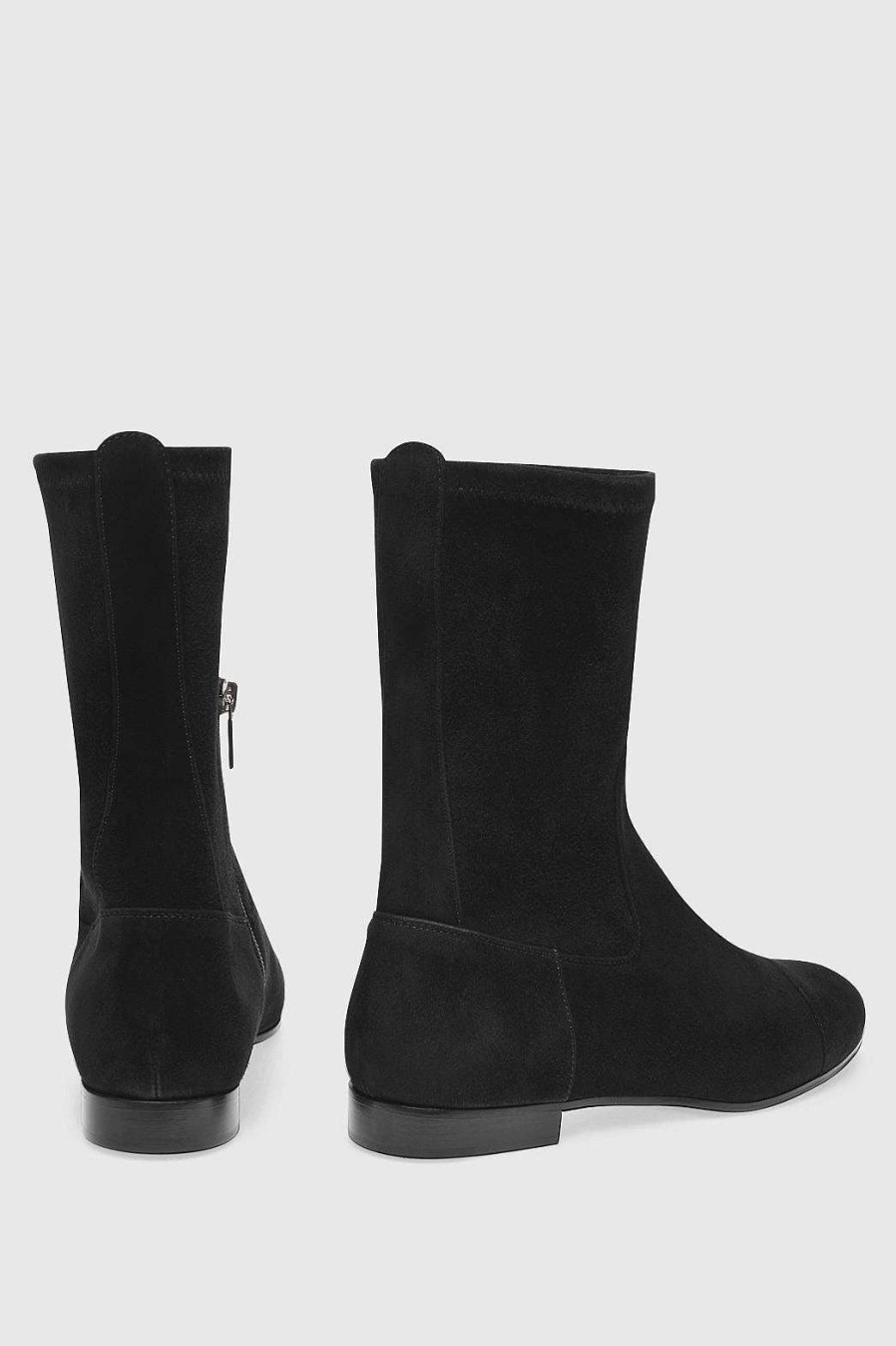 Unützer Stiefelette 7336 Black Suede | Booties