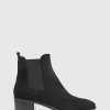 Unützer Stiefelette 7471 Black Suede | Booties