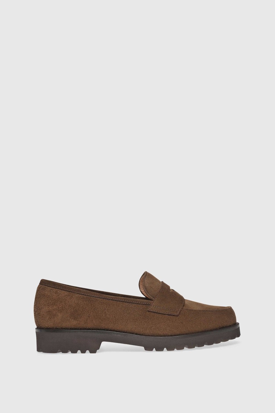 Unützer Loafer 1471 Velour Grey Shearling Latte | Loafer