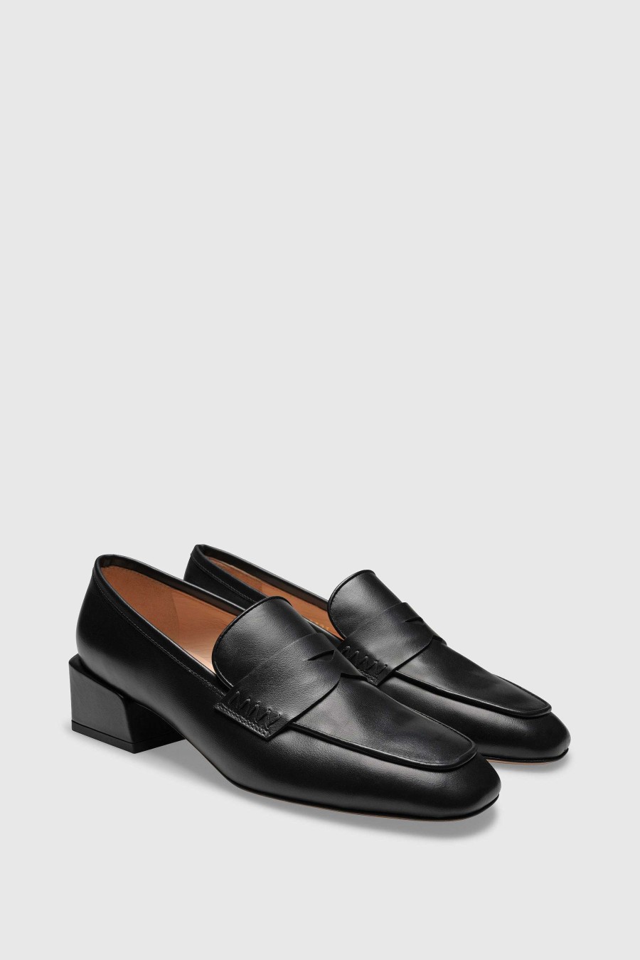 Unützer Loafer 9321 Nero Vitello | Loafer