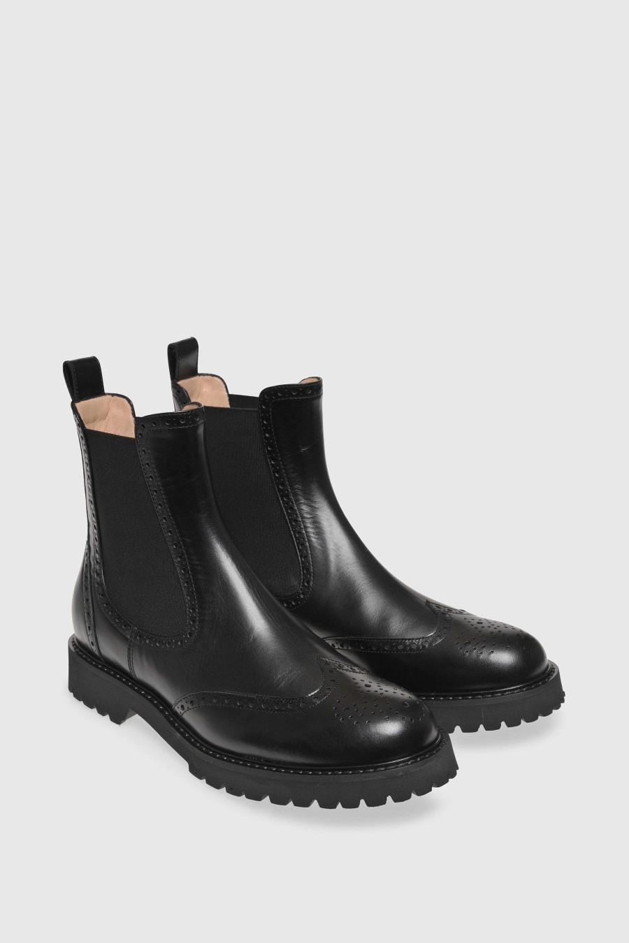 Unützer Stiefelette 9088 Black Calf | Booties