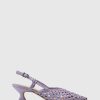 Unützer Slingback Pump 9329A Purple Nappa | Slingbacks
