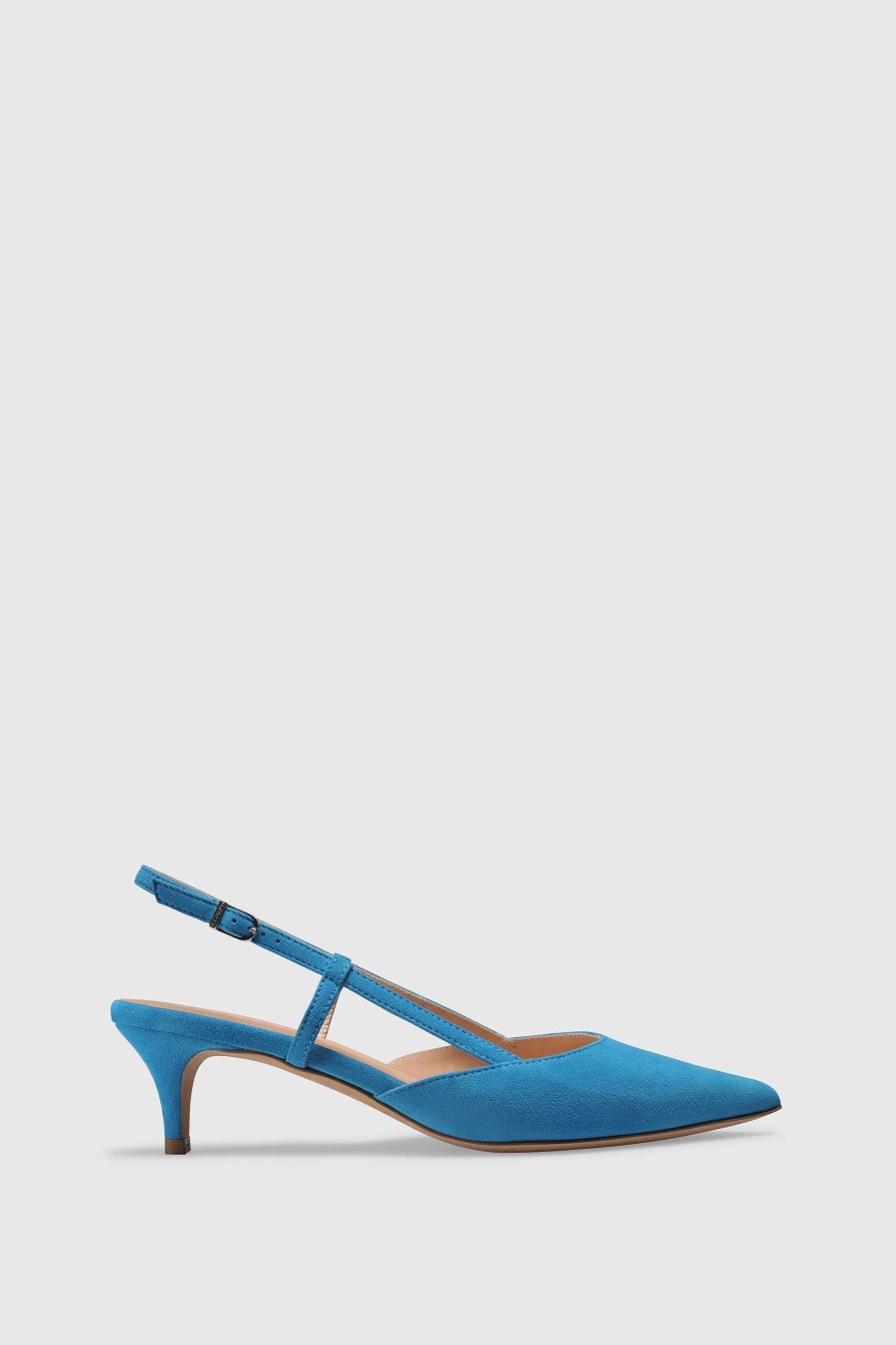 Unützer Slingback Pump 9317 Camoscio Navy | Slingbacks