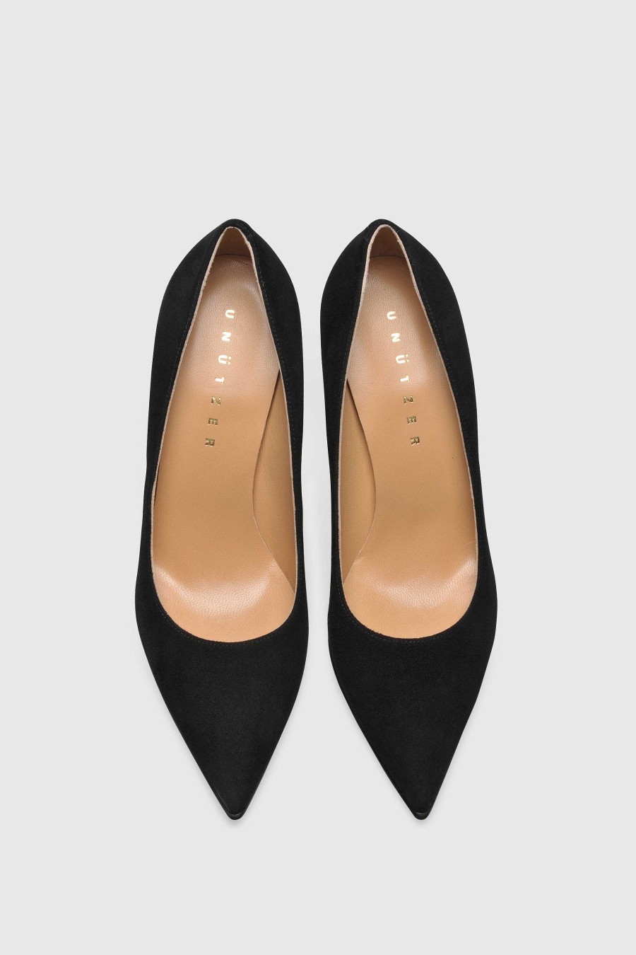 Unützer Pump 9348 Black Suede | Pumps