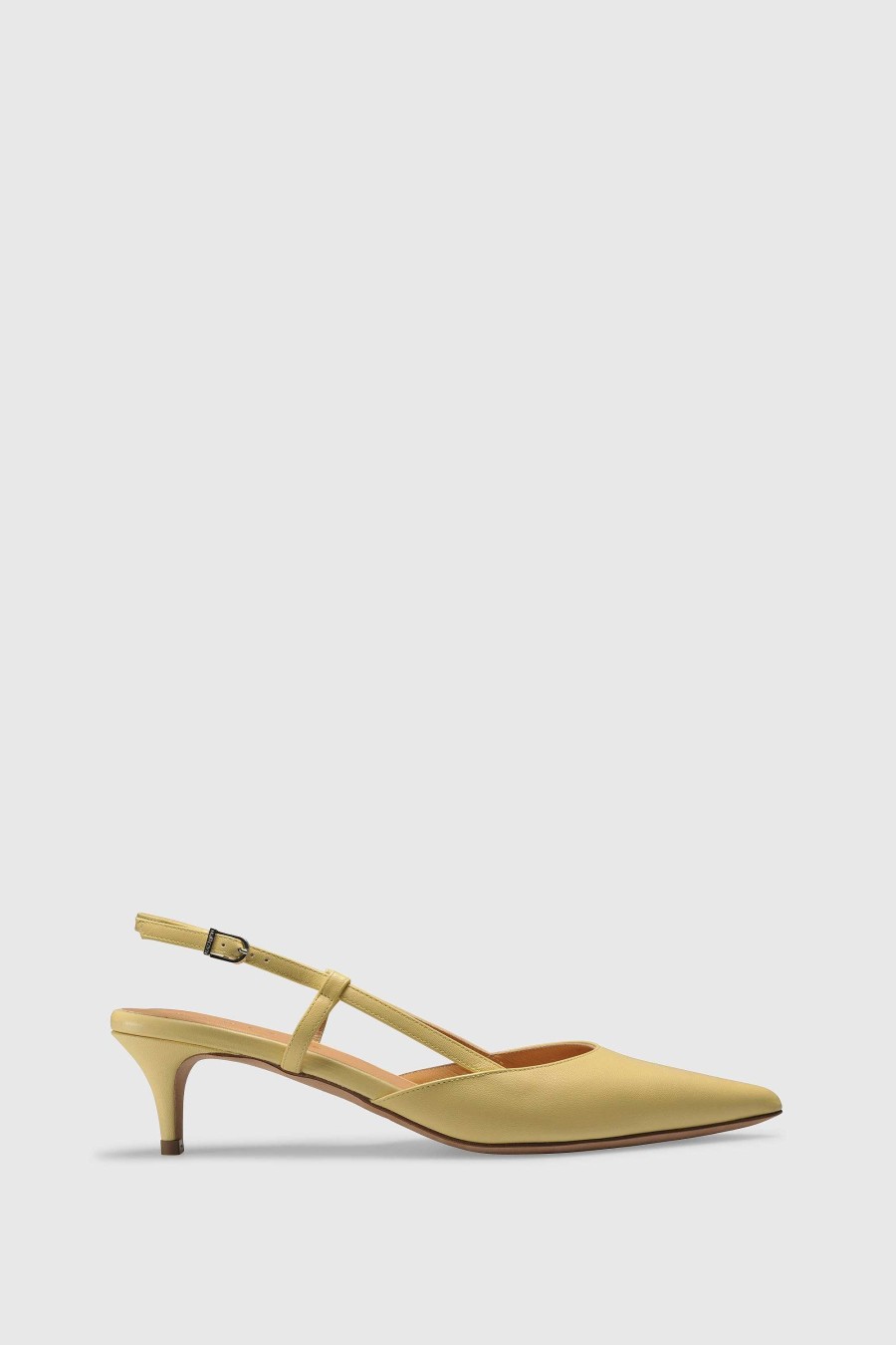 Unützer Slingback Pump 9317 Nappa Lime | Slingbacks Mit Absatz