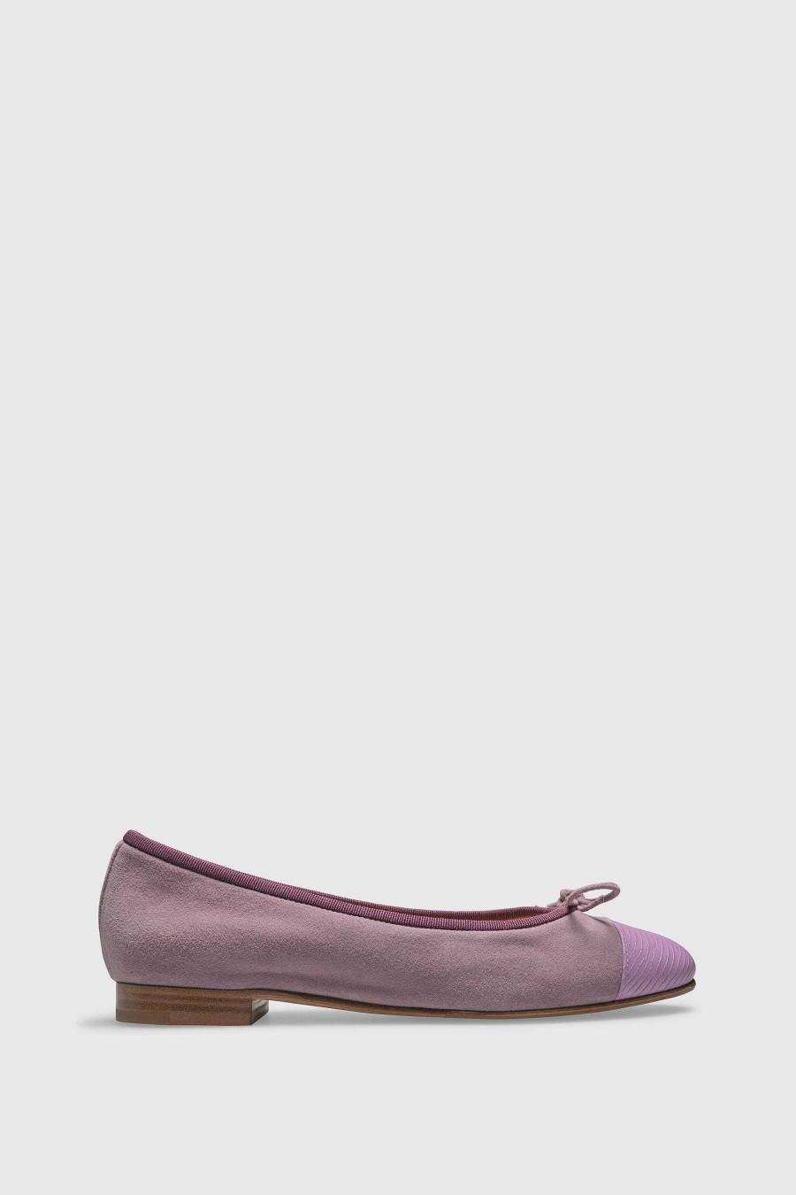 Unützer Ballerina 7102 Old Rose/Purple Alligator Suede | Ballerinas