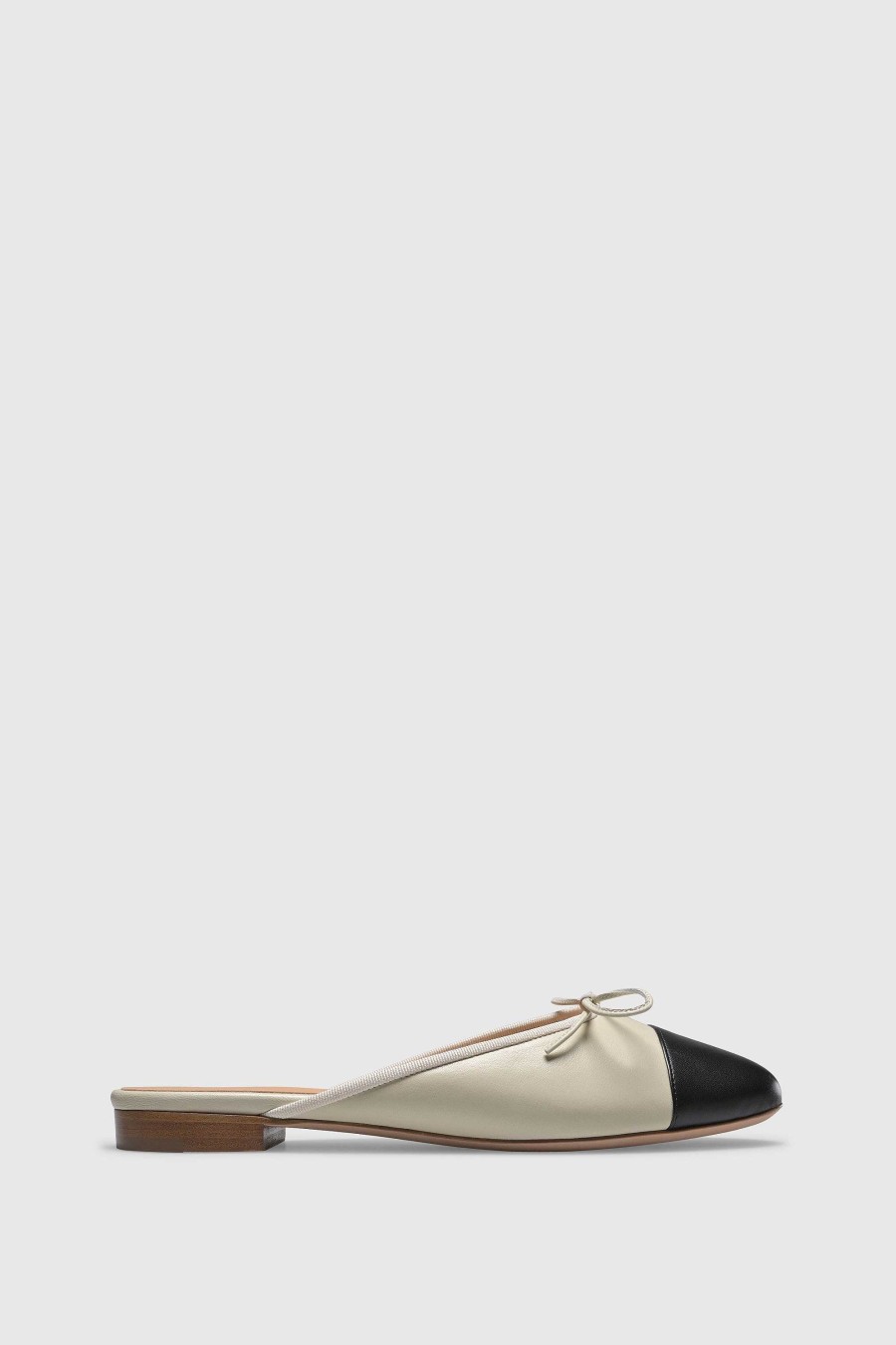 Unützer Ballerina Mule 9405 Nappa Black White | Mules