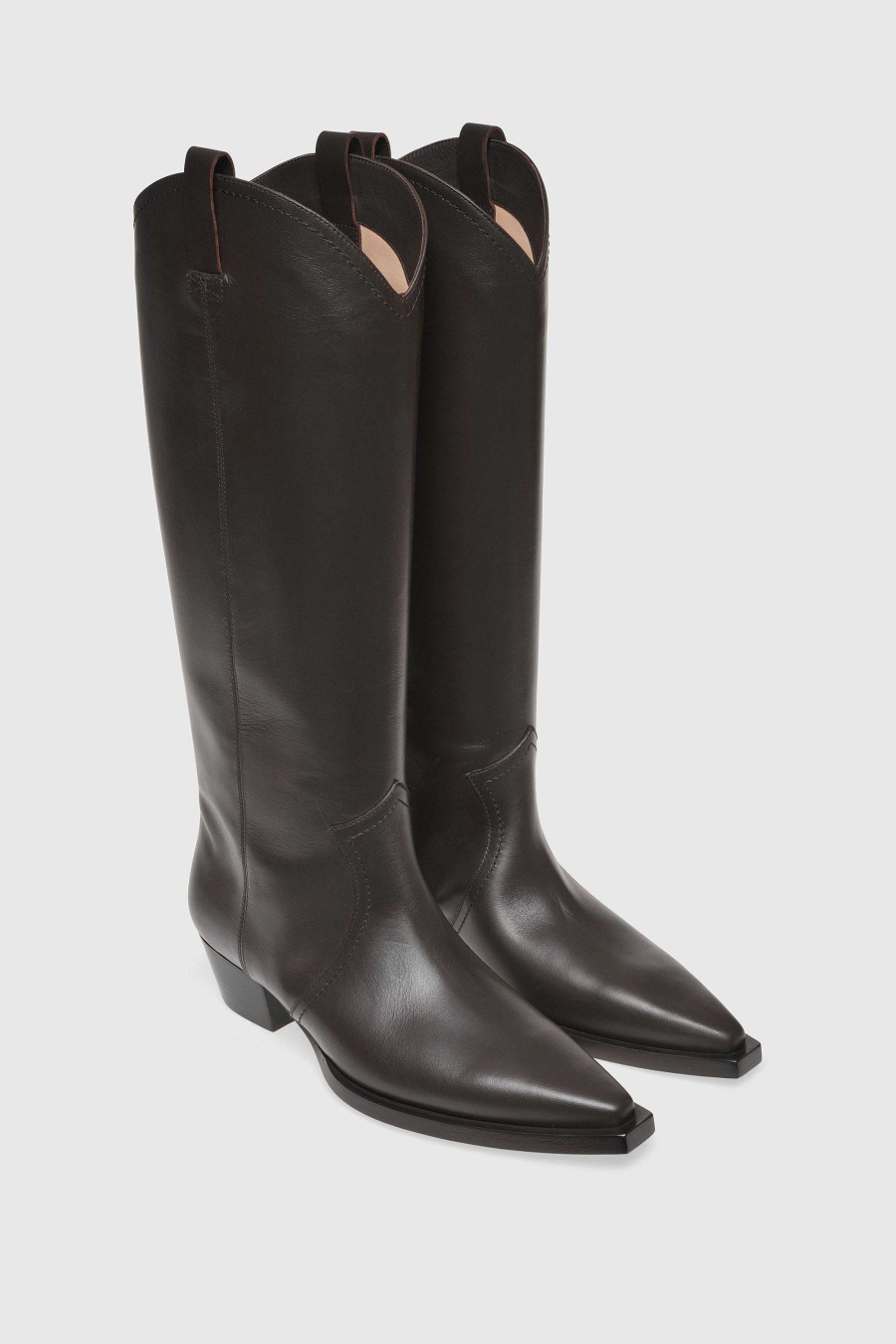 Unützer Cowboy Boot 9257 Darkbrown Calf | Boots