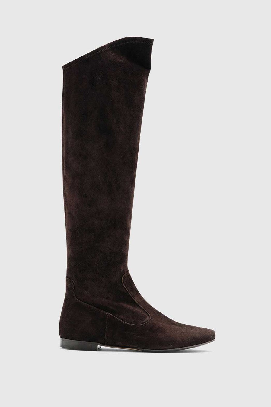 Unützer Boots 6489 Camoscio Stretch Chocolate | Boots