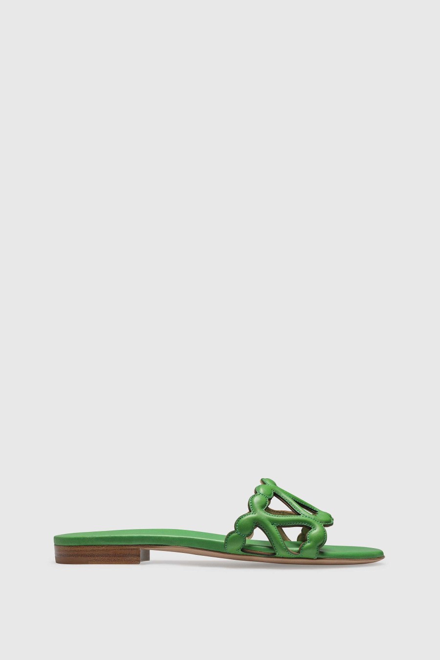 Unützer Sandal 9304 Green Bottle Mousse | Sandalen