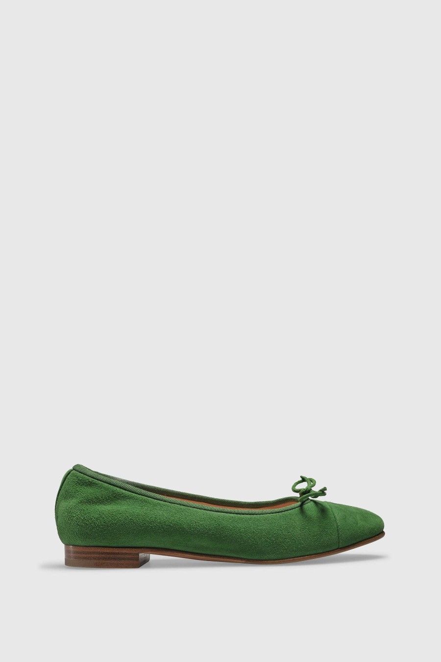 Unützer Ballerina 7102 Green Suede | Ballerinas